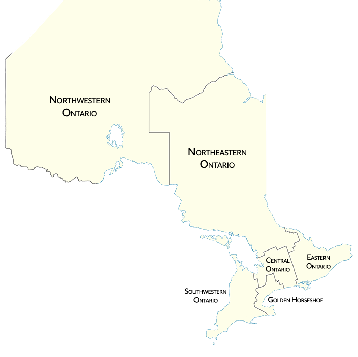 Ontario map
