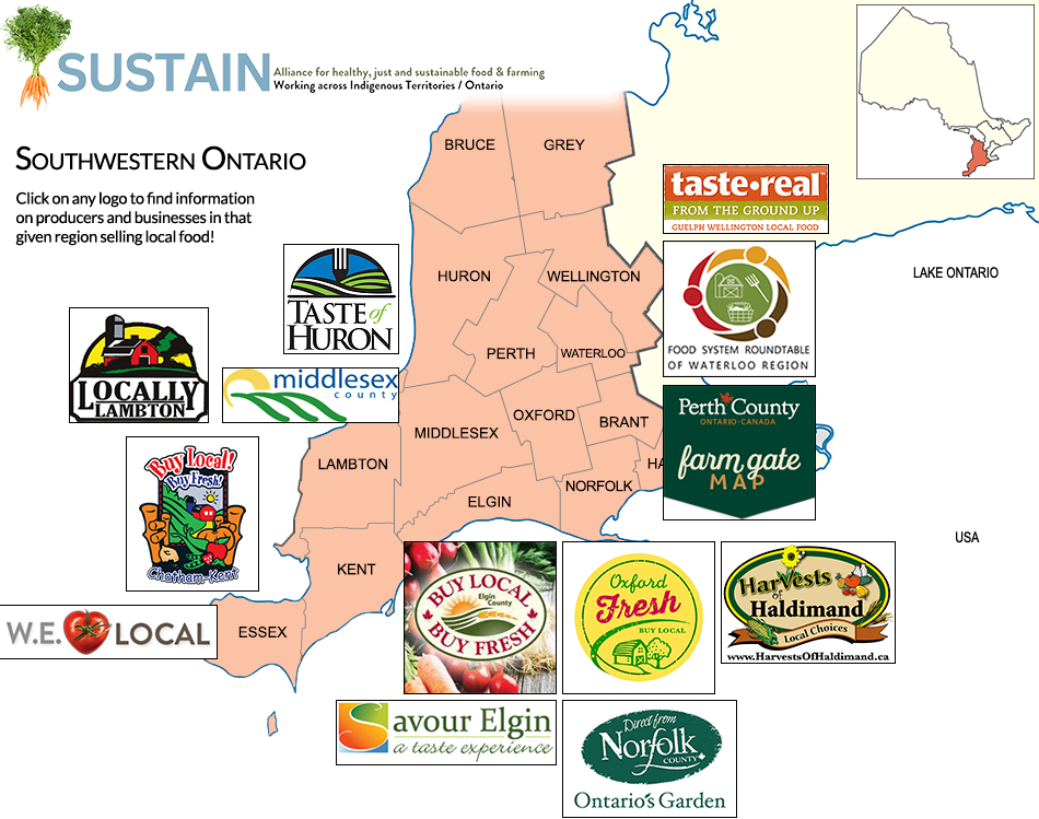 Southwestern Ontario buy local food initiatives